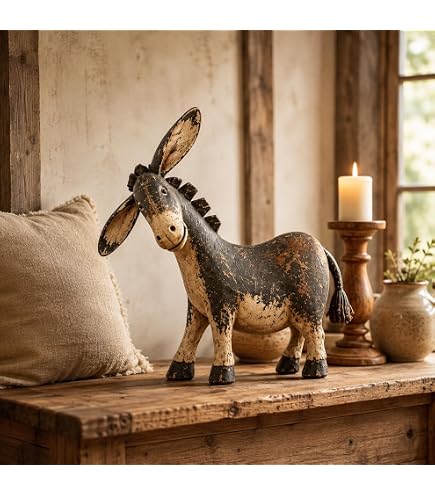 Amazon.com: Articulated Donkey Collectible Figurine - Unique Gray